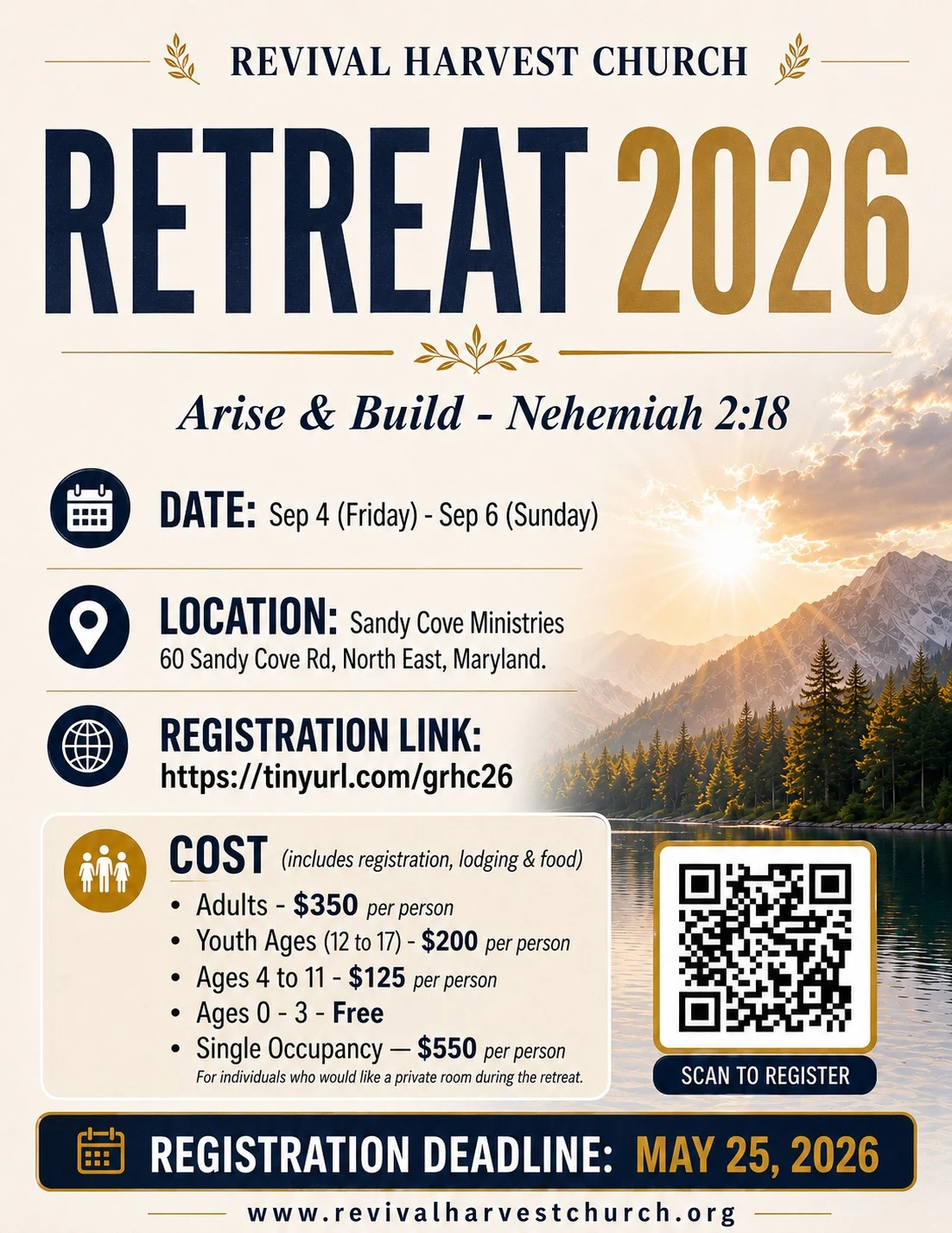 Retreat 2026 Flyer